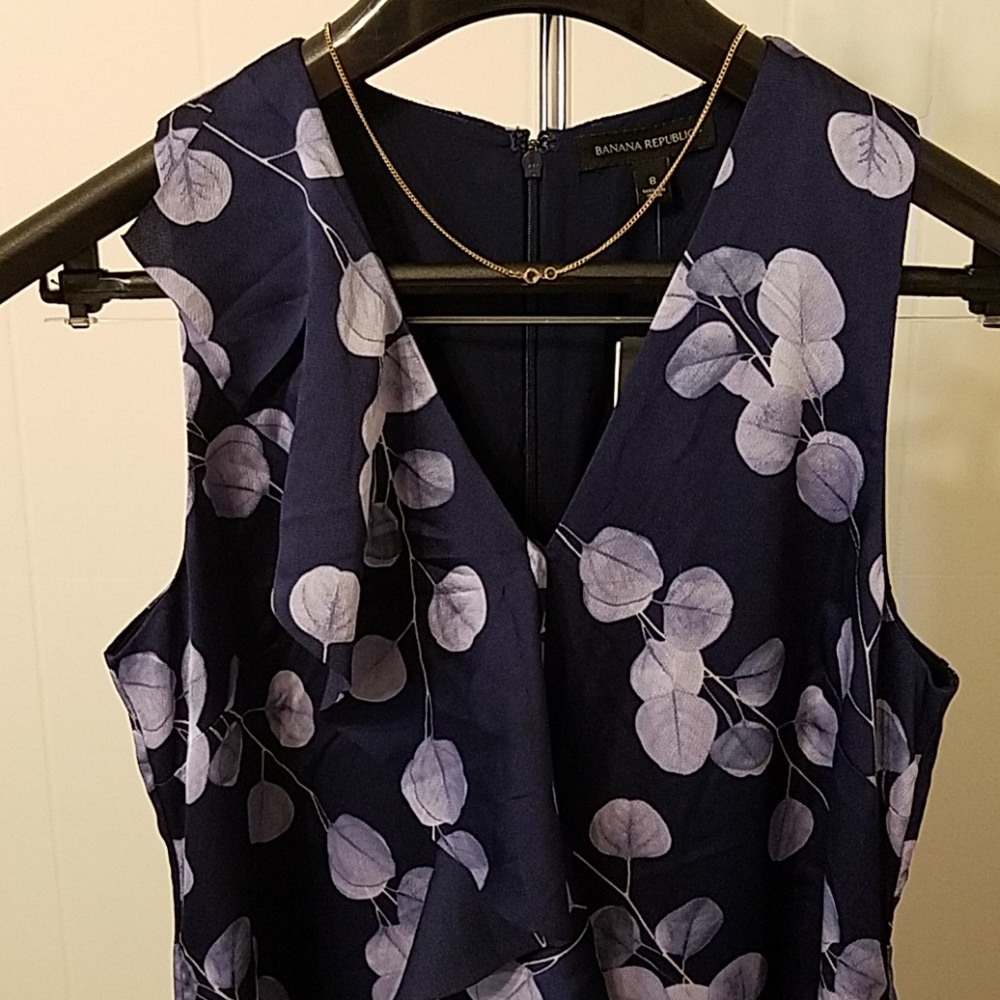 Banana Republic High Low Sleeveless Dress